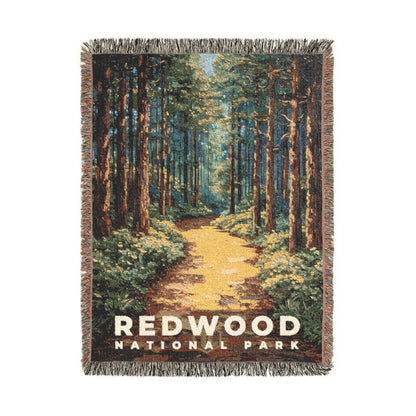Redwood National Park Woven Blanket | S14