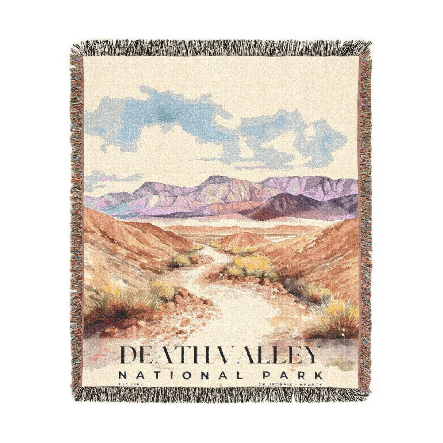 Death Valley National Park Woven Blanket | S04