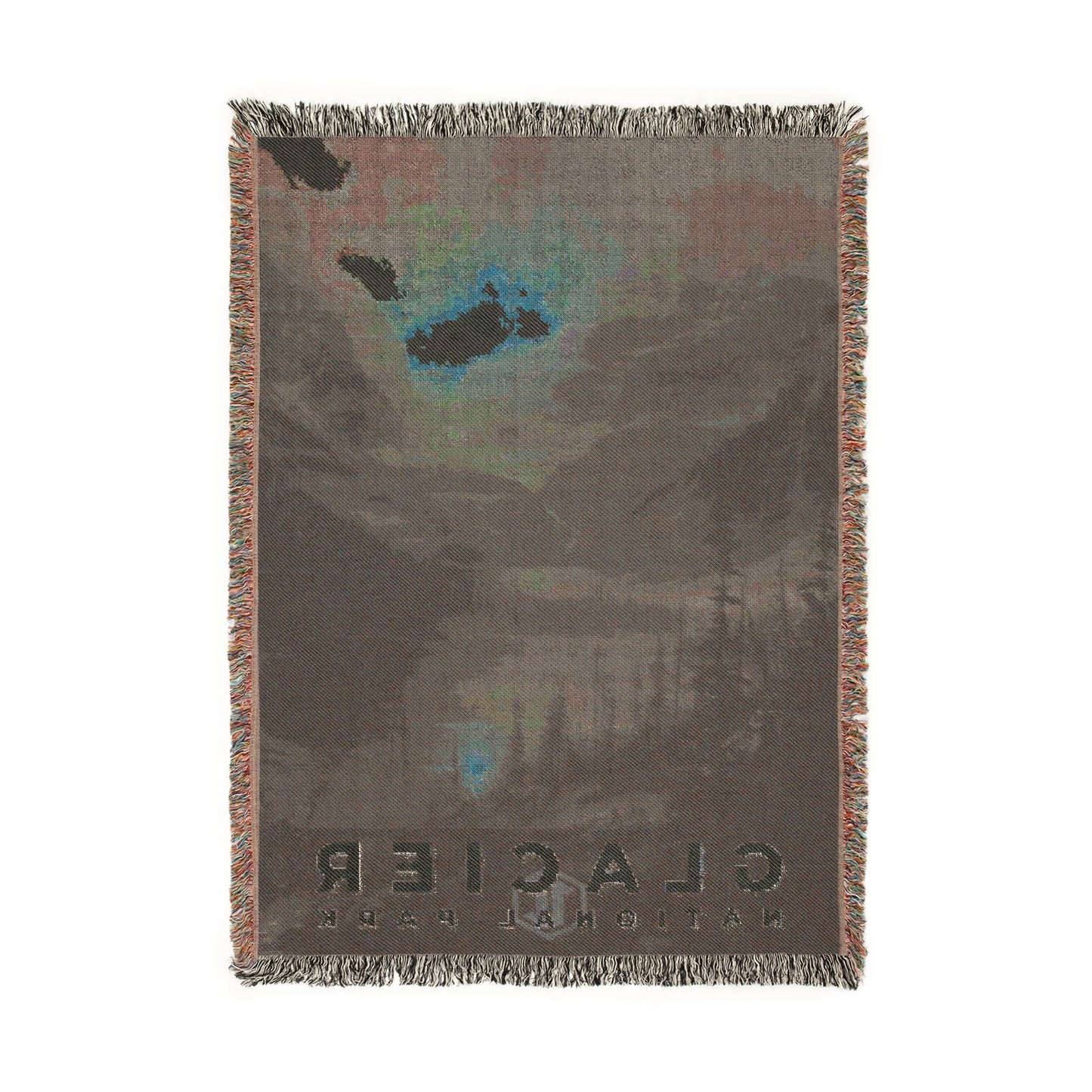 Glacier National Park Woven Blanket | S12