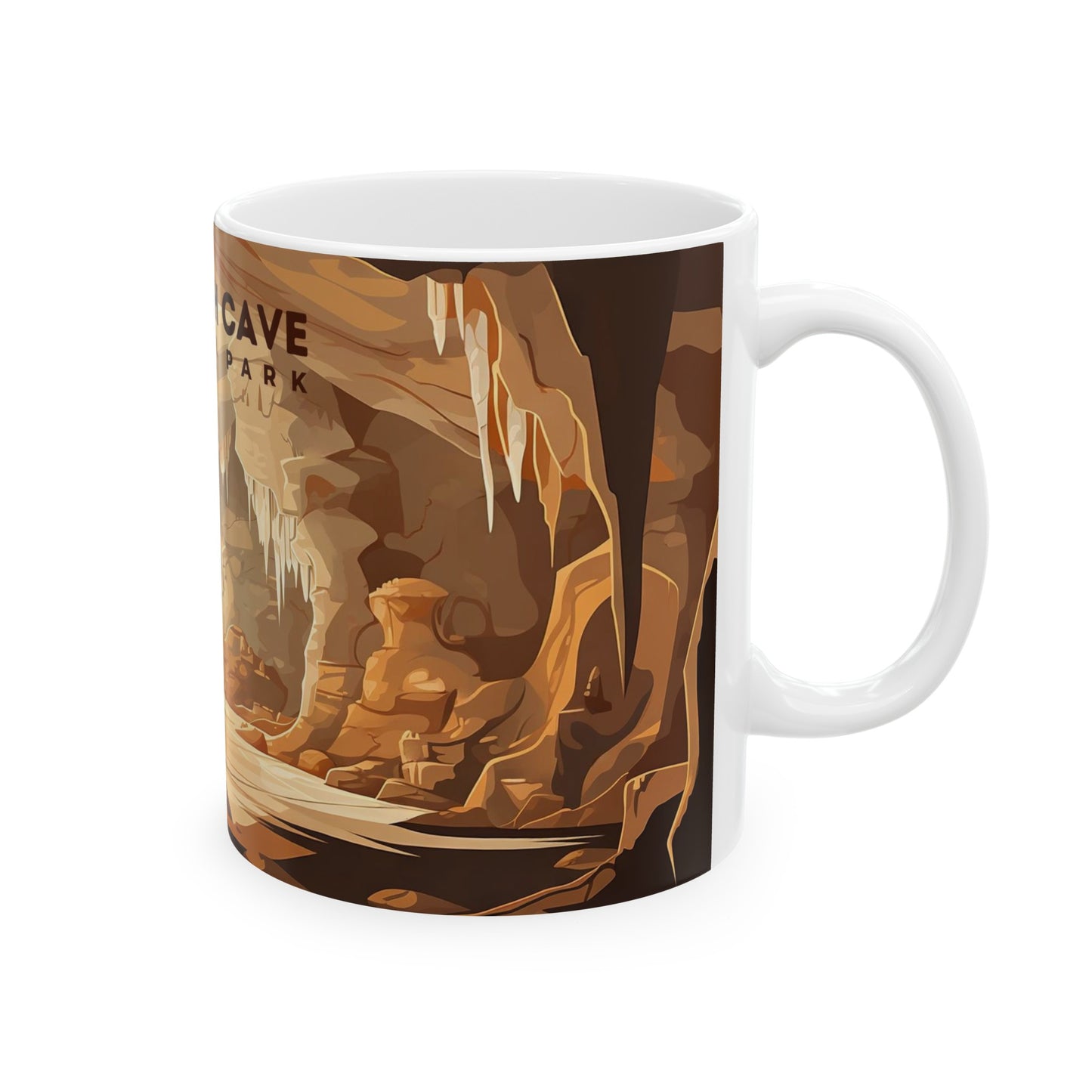 Mammoth Cave National Park Mug | White Ceramic Mug (11oz, 15oz)