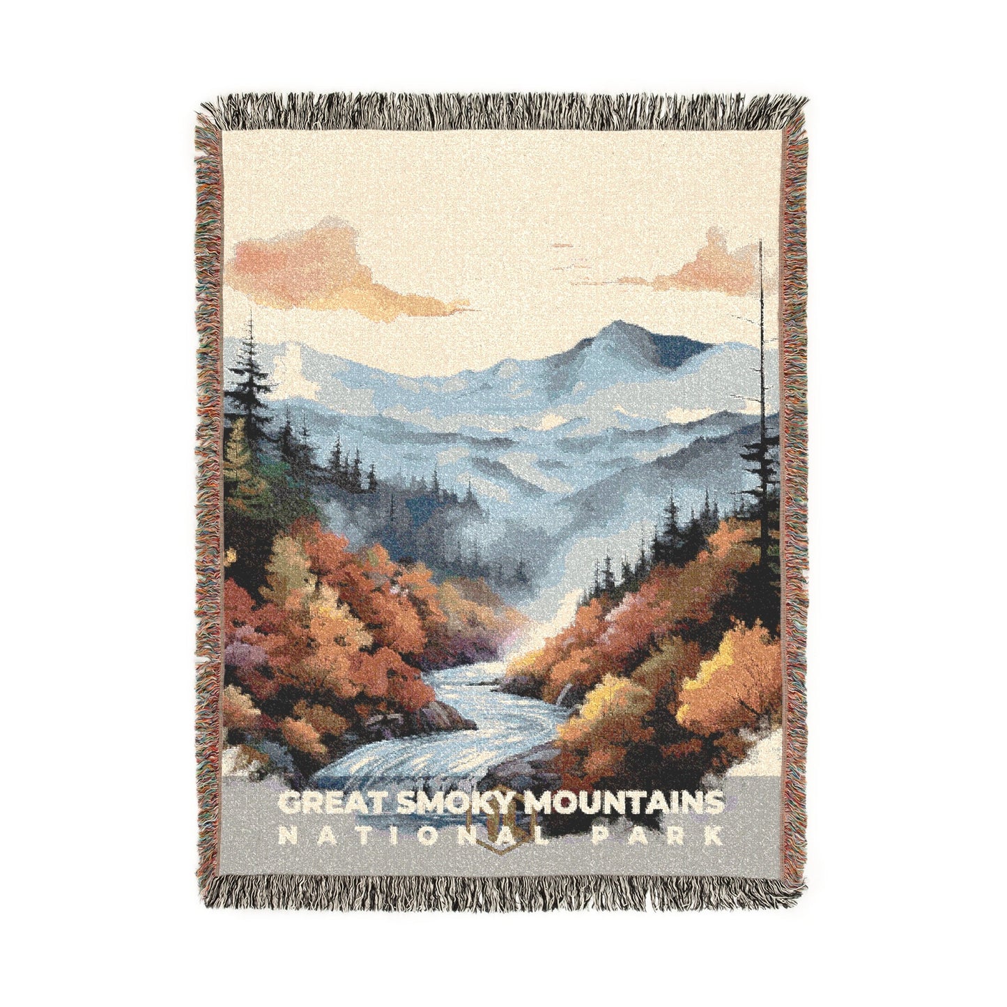 Great Smoky Mountains National Park Woven Blanket | S08