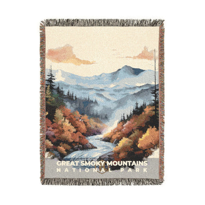 Great Smoky Mountains National Park Woven Blanket | S08