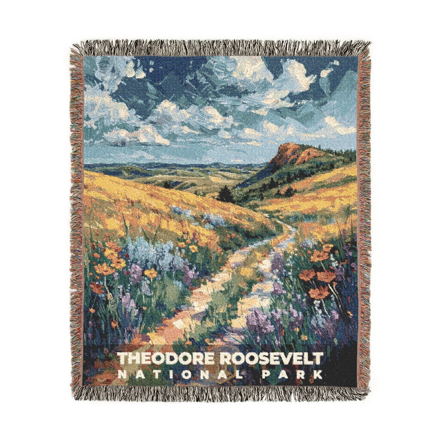 Theodore Roosevelt National Park Woven Blanket | S14