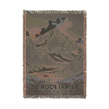Kenai Fjords National Park Woven Blanket | S16