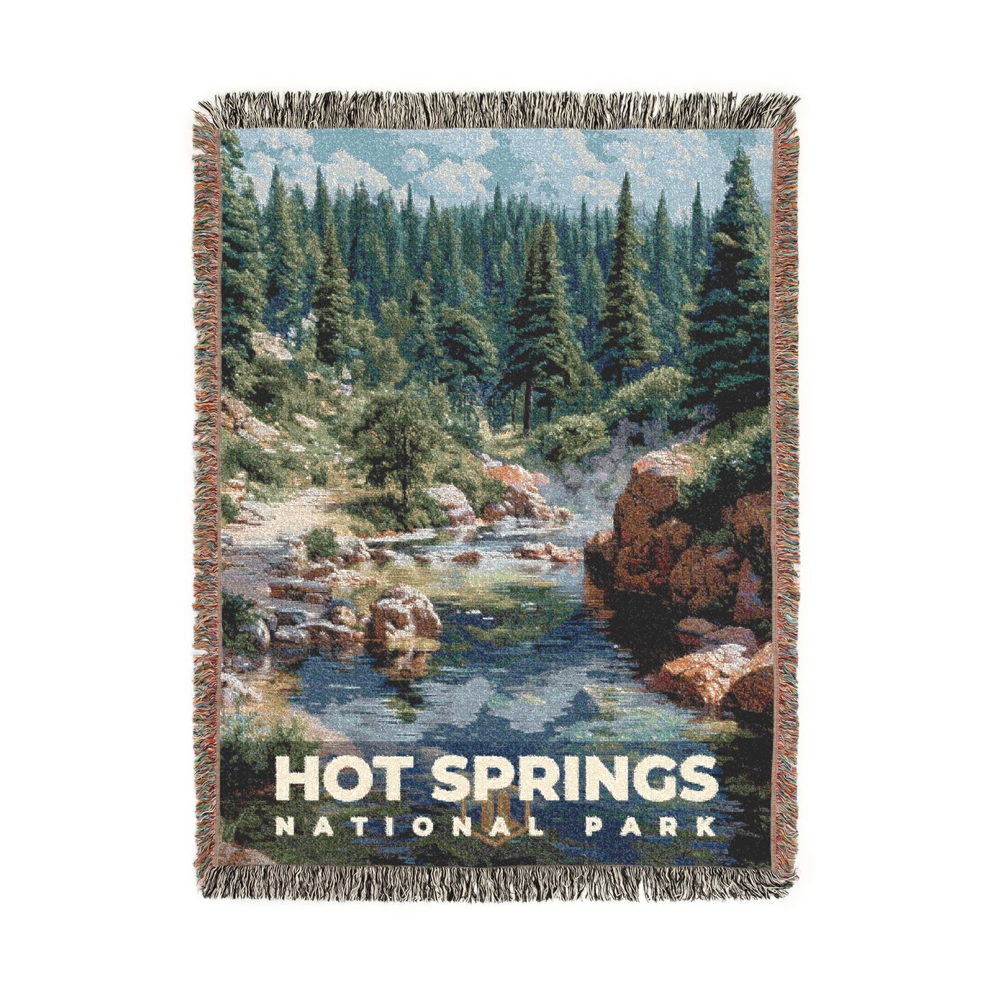 Hot Springs National Park Woven Blanket | S18