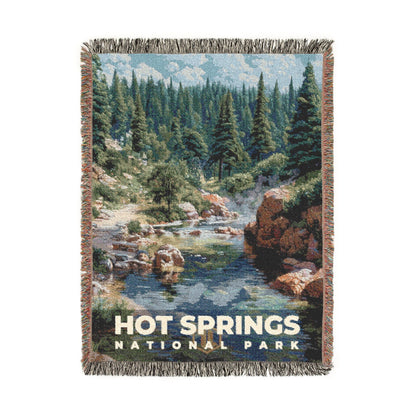Hot Springs National Park Woven Blanket | S18