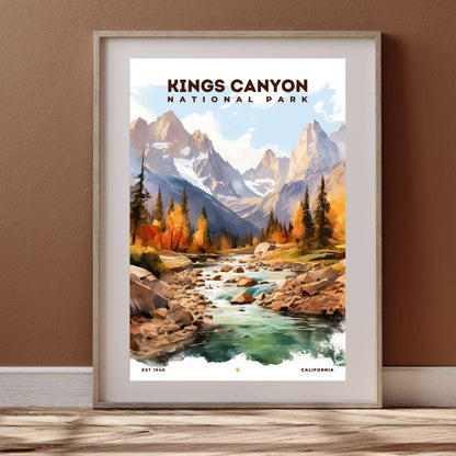 Kings Canyon National Park Poster | S08