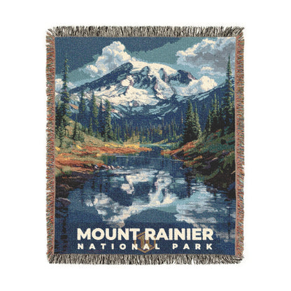 Mount Rainier National Park Woven Blanket | S13