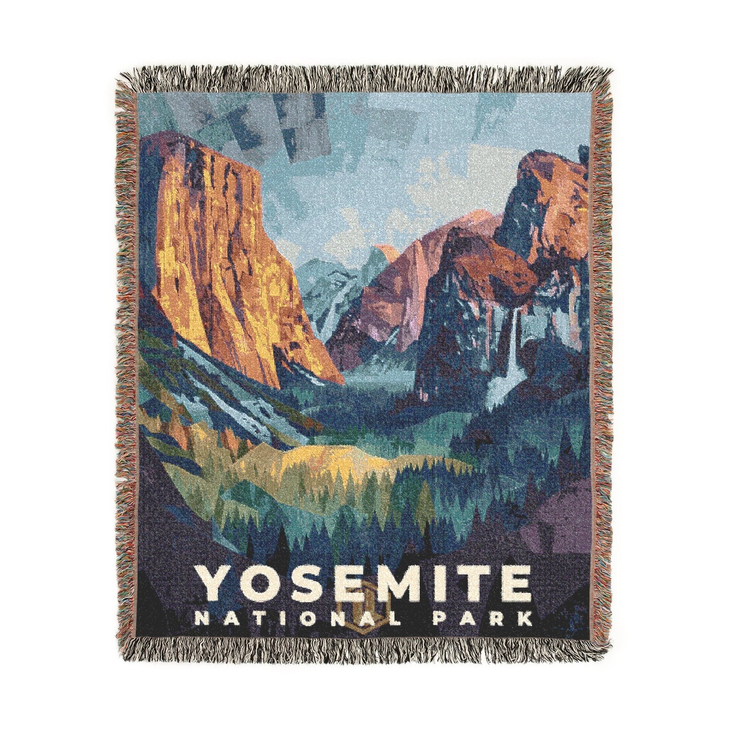 Yosemite National Park Woven Blanket | S20