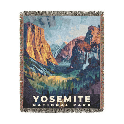Yosemite National Park Woven Blanket | S20