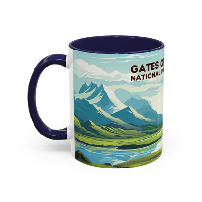 Gates of the Arctic National Park Mug | Accent Coffee Mug (11, 15oz)