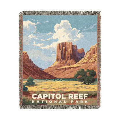 Capitol Reef National Park Woven Blanket | S07