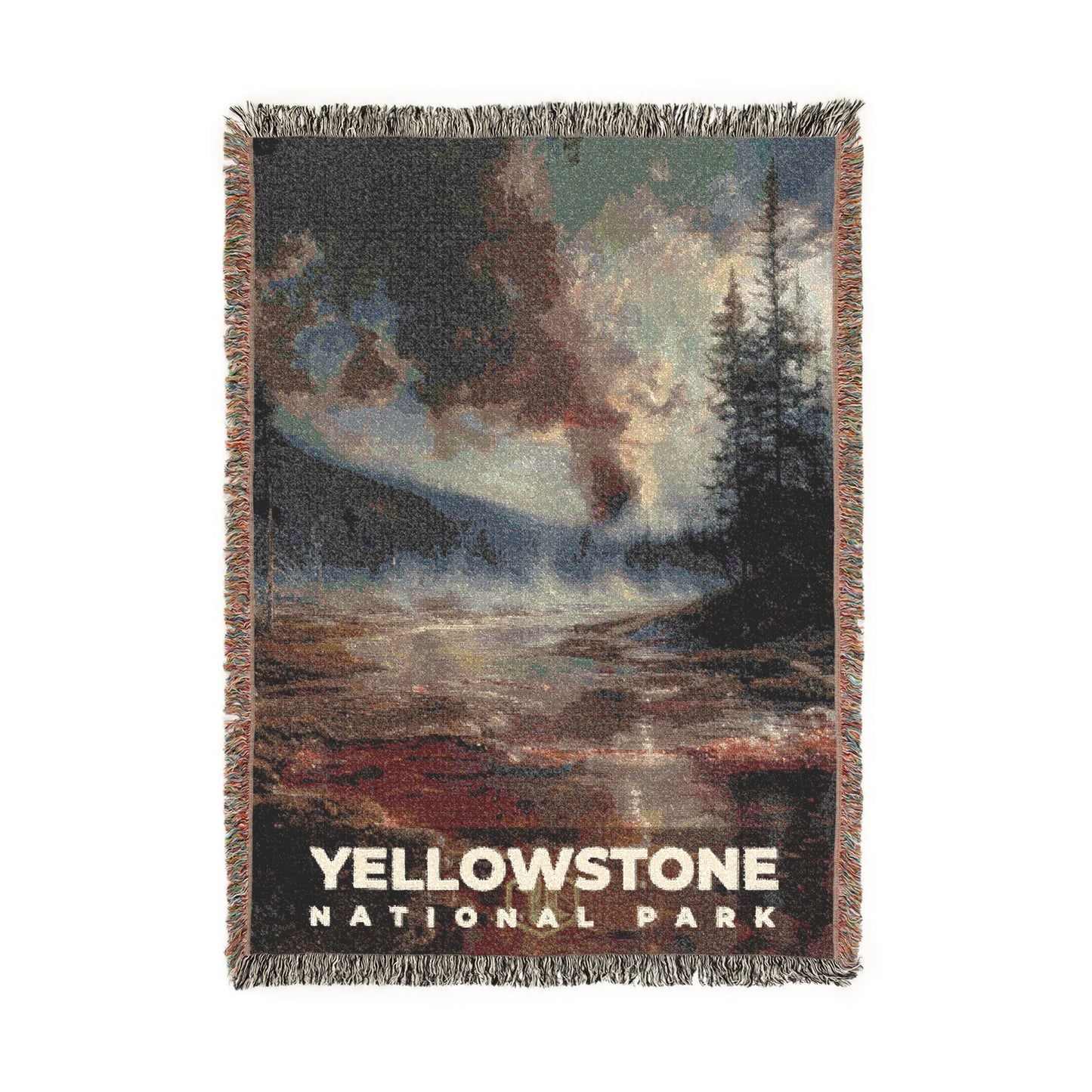 Yellowstone National Park Woven Blanket | S12