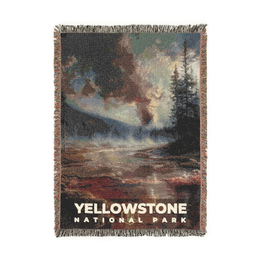 Yellowstone National Park Woven Blanket | S12