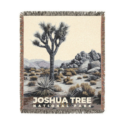 Joshua Tree National Park Woven Blanket | S17