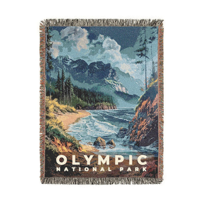Olympic National Park Woven Blanket | S16
