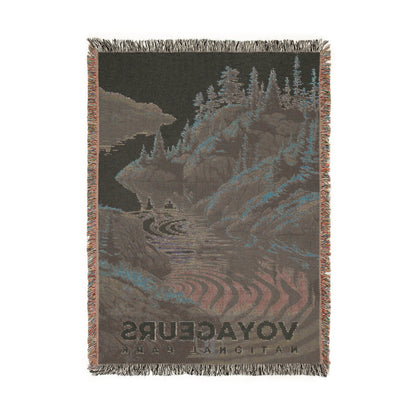 Voyageurs National Park Woven Blanket | S19