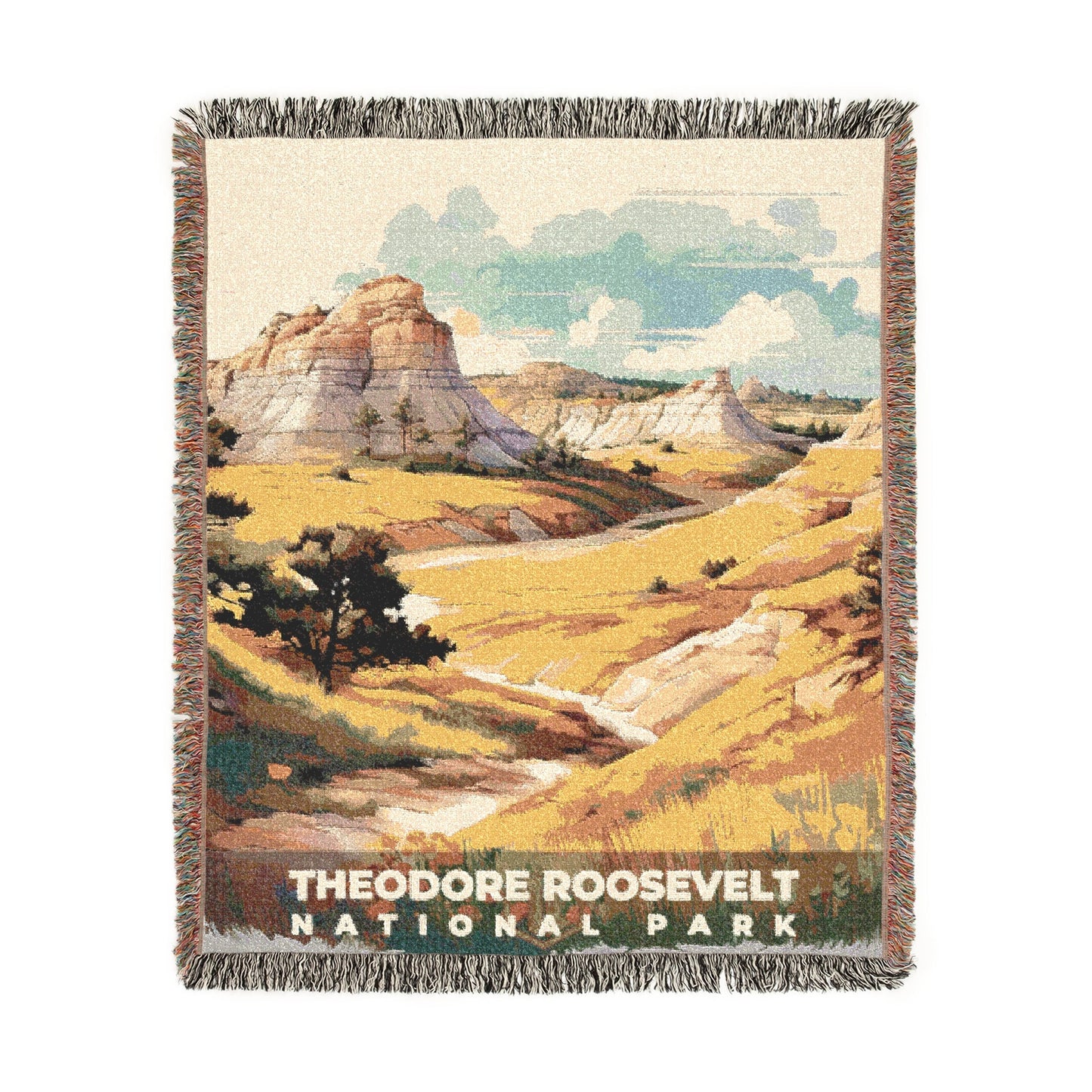 Theodore Roosevelt National Park Woven Blanket | S08