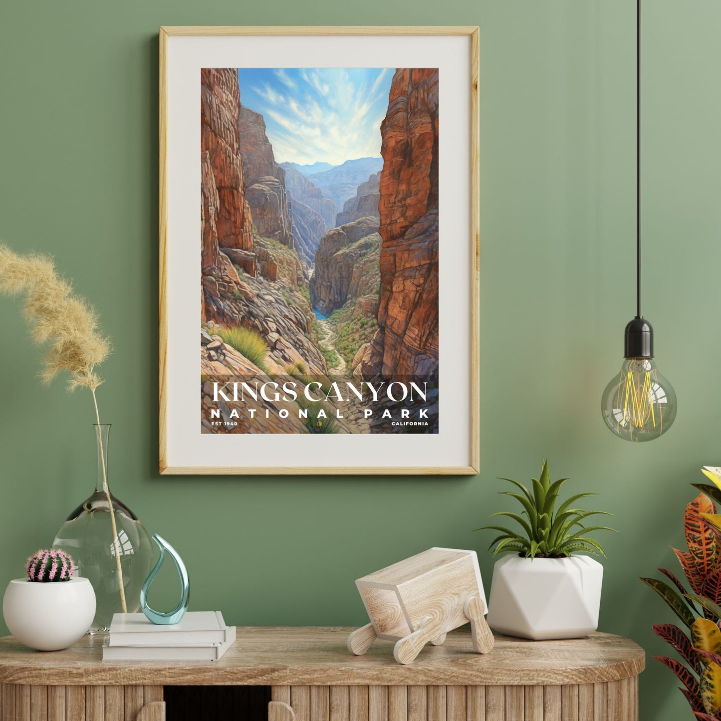 Kings Canyon National Park Poster | S02