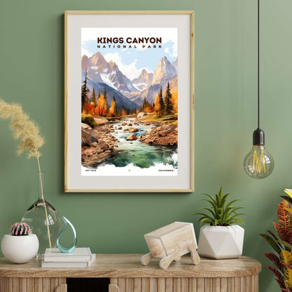 Kings Canyon National Park Poster | S08