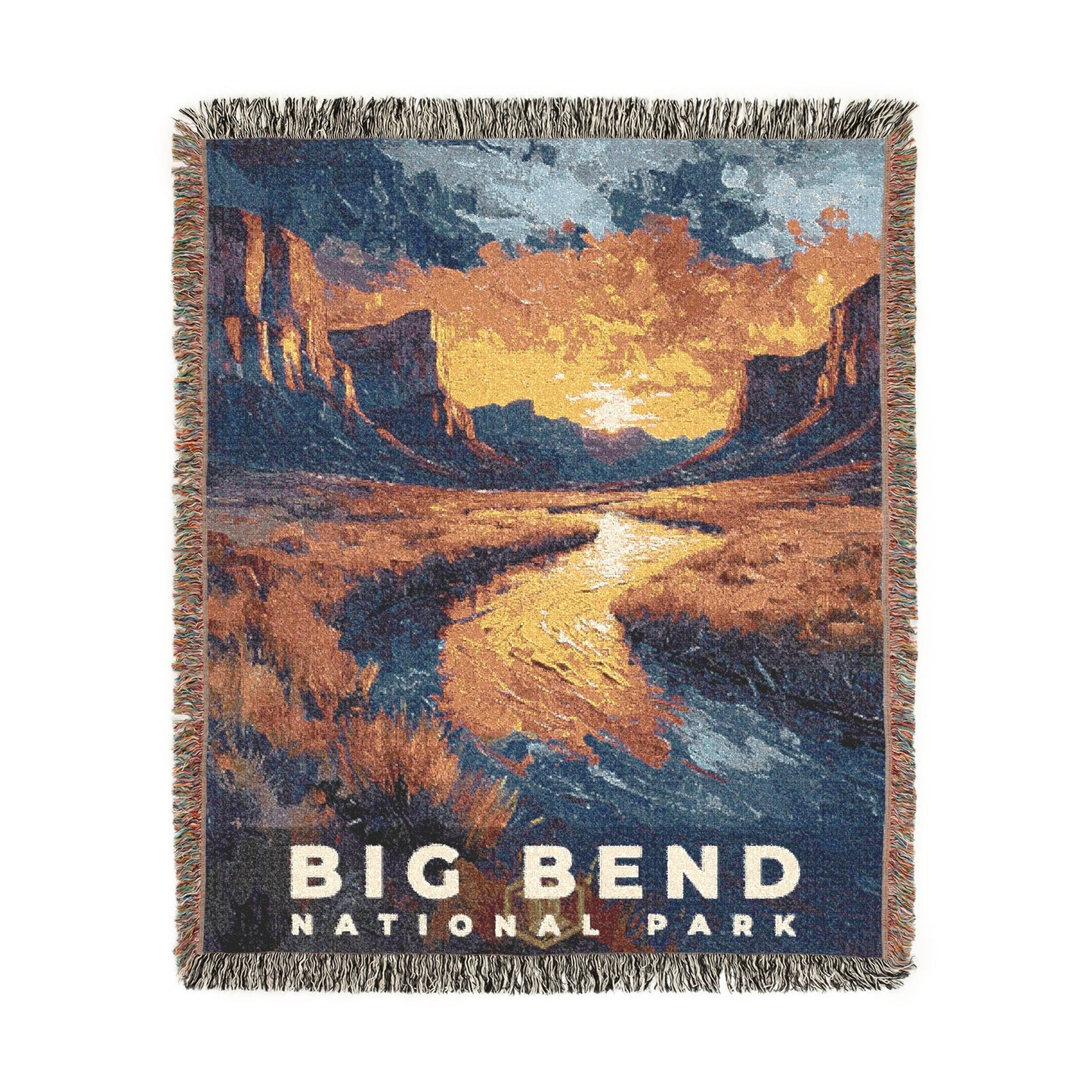 Big Bend National Park Woven Blanket | S14