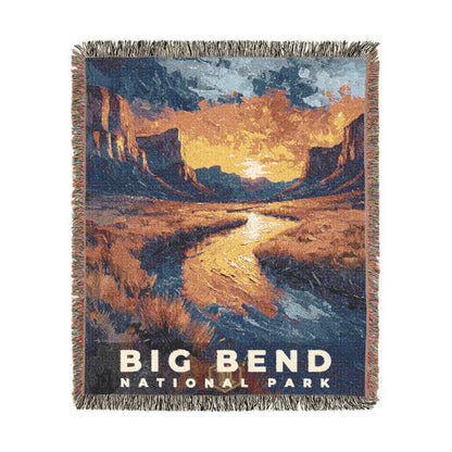 Big Bend National Park Woven Blanket | S14
