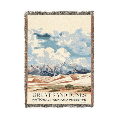 Great Sand Dunes National Park Woven Blanket | S04