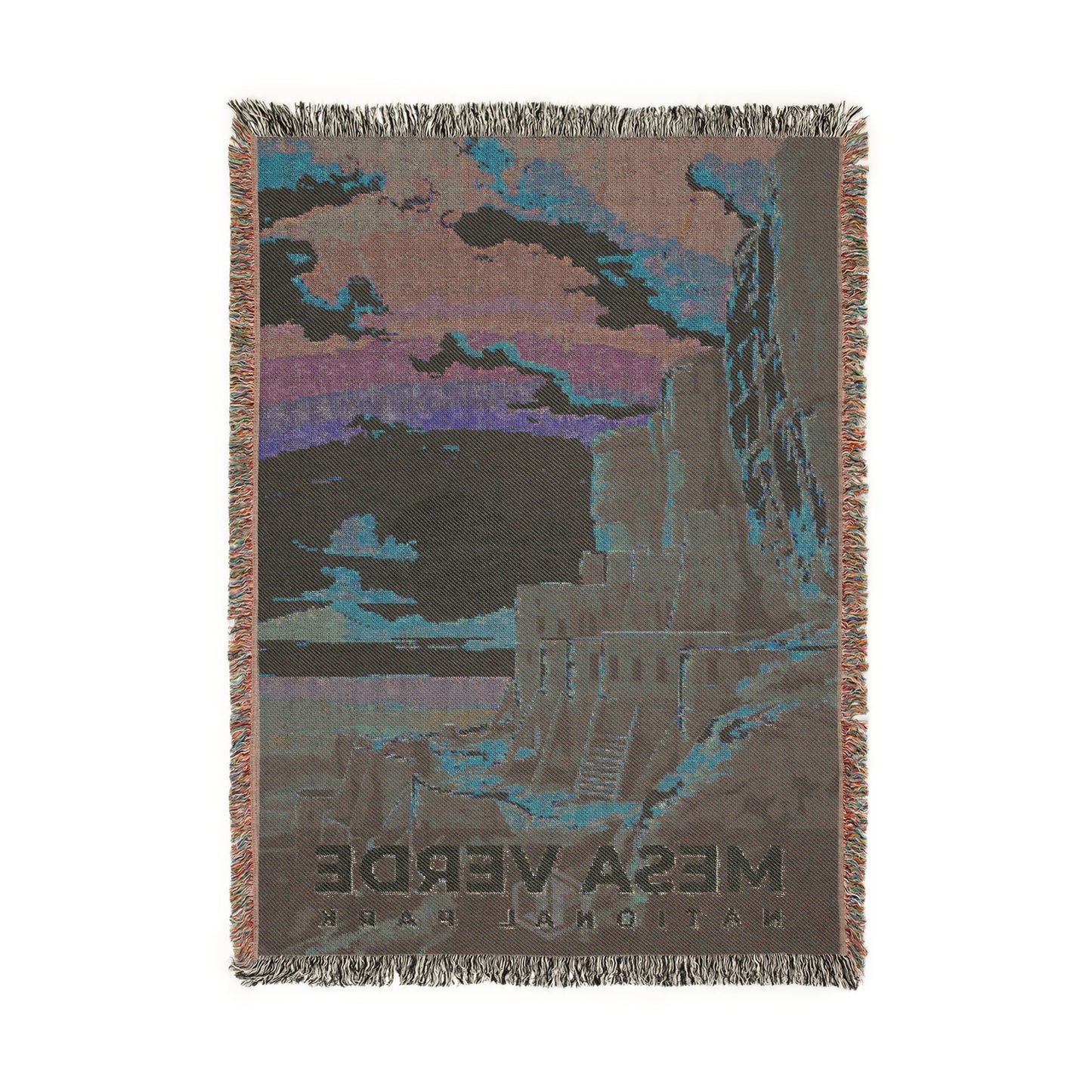 Mesa Verde National Park Woven Blanket | S07