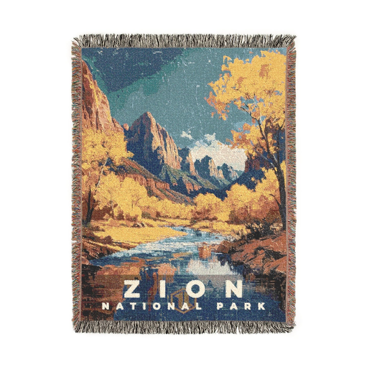 Zion National Park Woven Blanket | S14