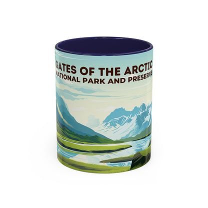 Gates of the Arctic National Park Mug | Accent Coffee Mug (11, 15oz)