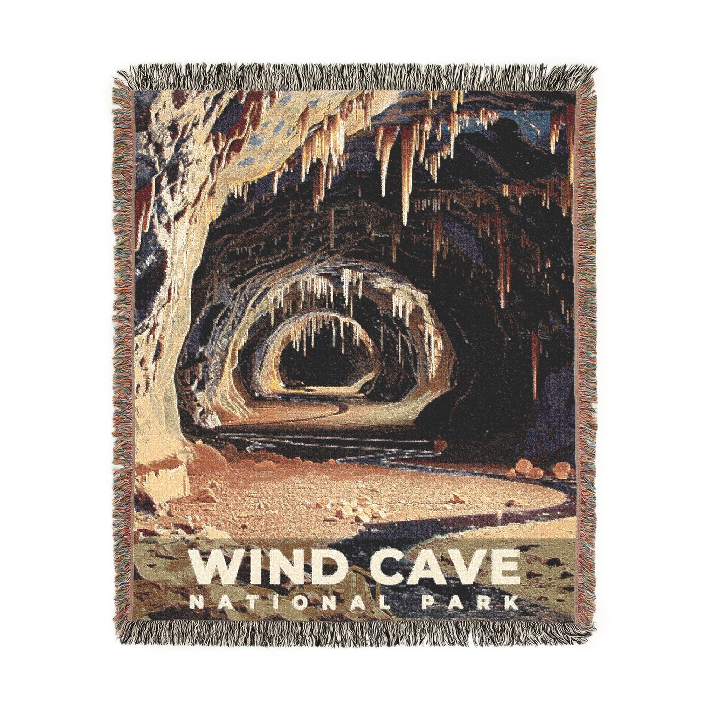 Wind Cave National Park Woven Blanket | S19