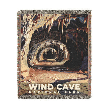 Wind Cave National Park Woven Blanket | S19