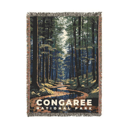 Congaree National Park Woven Blanket | S19