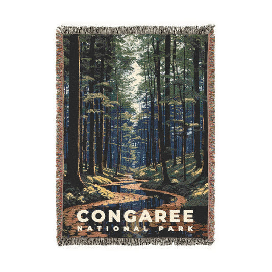 Congaree National Park Woven Blanket | S19
