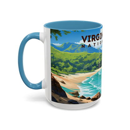 Virgin Islands National Park Mug | Accent Coffee Mug (11, 15oz)