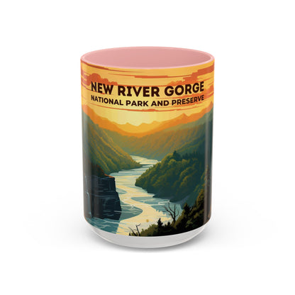 New River Gorge National Park Mug | Accent Coffee Mug (11, 15oz)