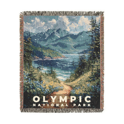 Olympic National Park Woven Blanket | S14