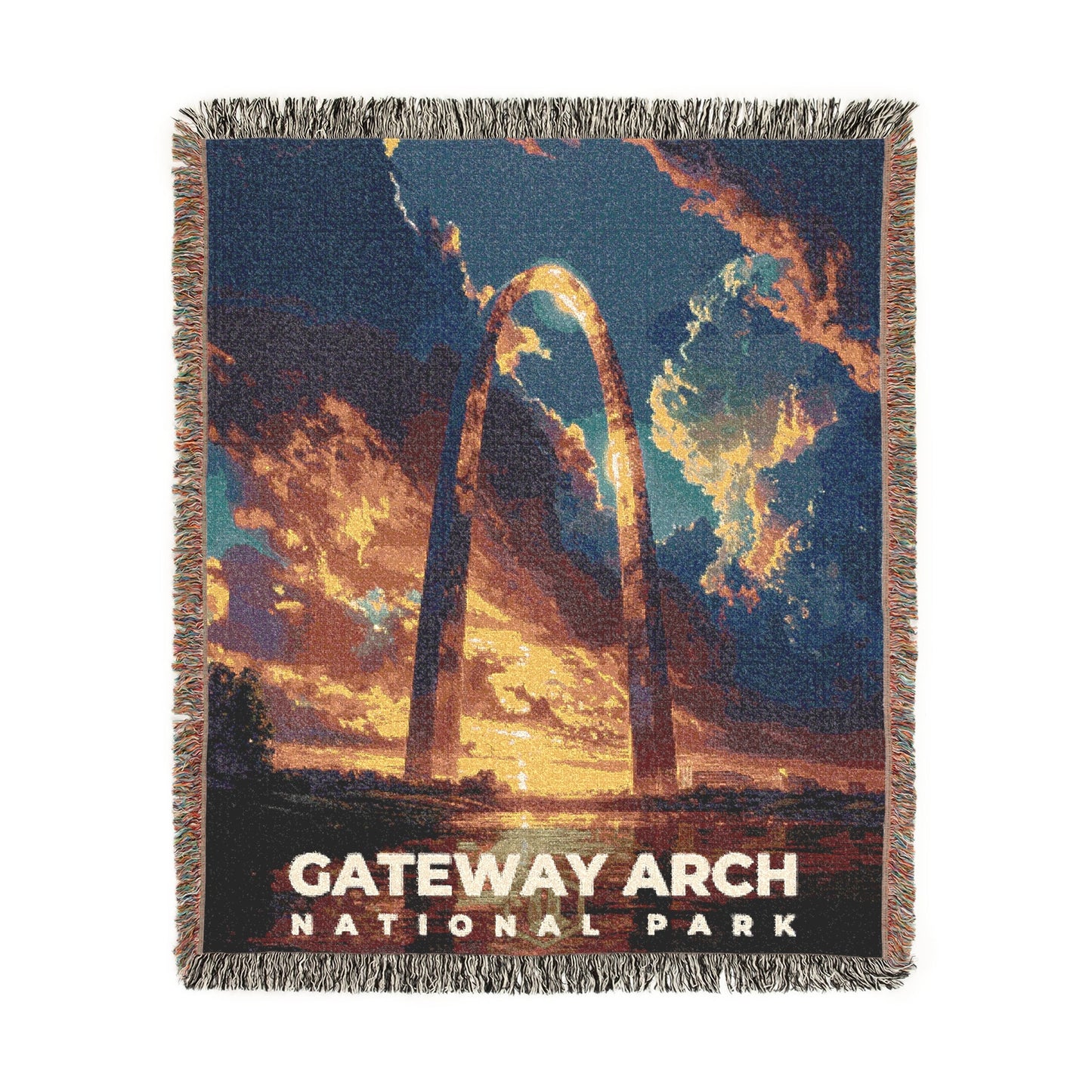 Gateway Arch National Park Woven Blanket | S13