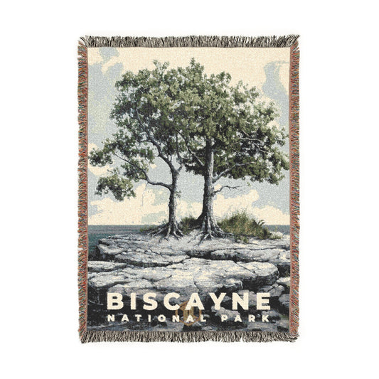 Biscayne National Park Woven Blanket | S17