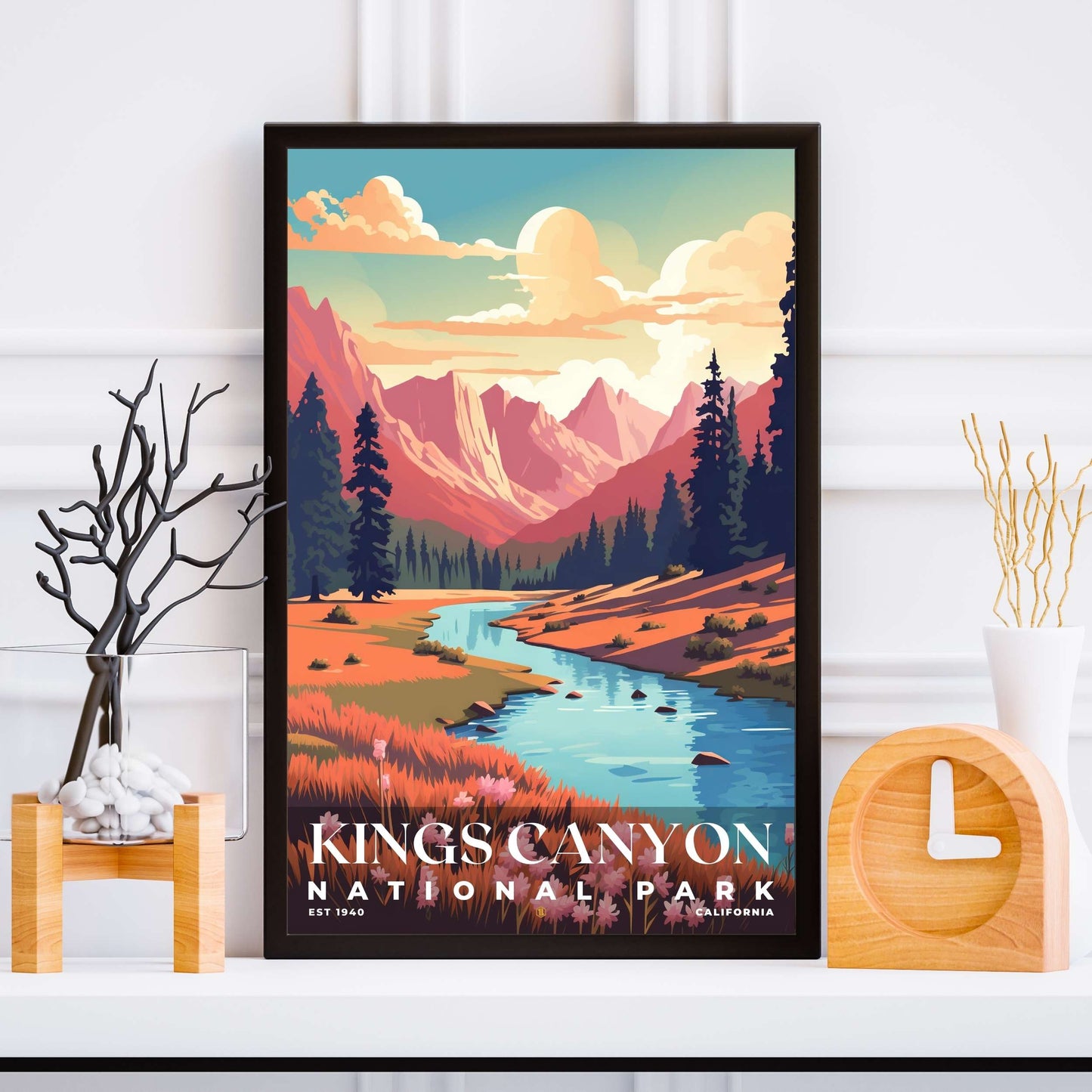 Kings Canyon National Park Poster | S05