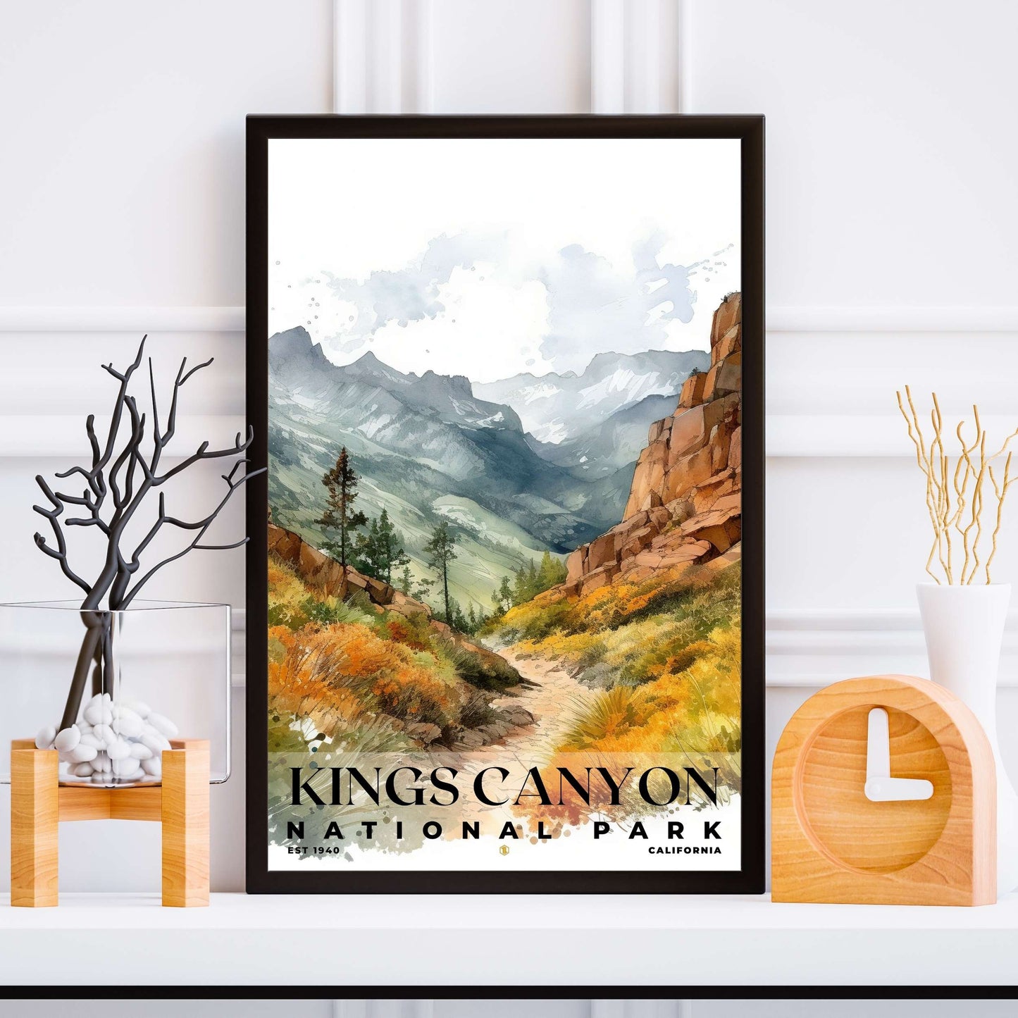 Kings Canyon National Park Poster | S04