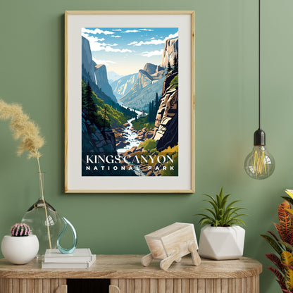 Kings Canyon National Park Poster | S01