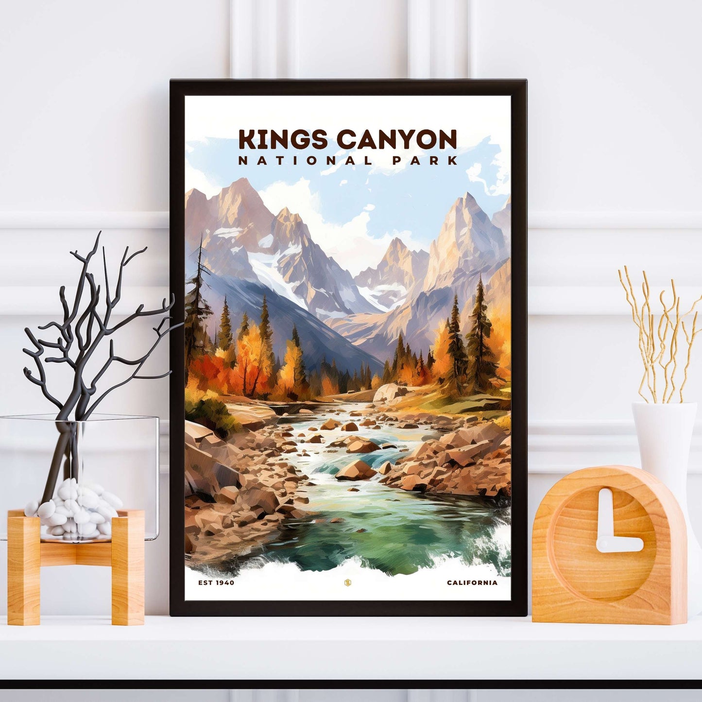 Kings Canyon National Park Poster | S08