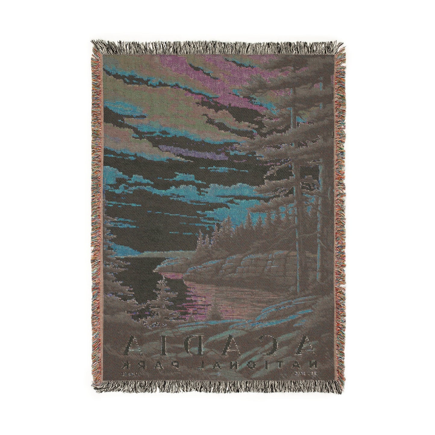 Acadia National Park Woven Blanket | S02