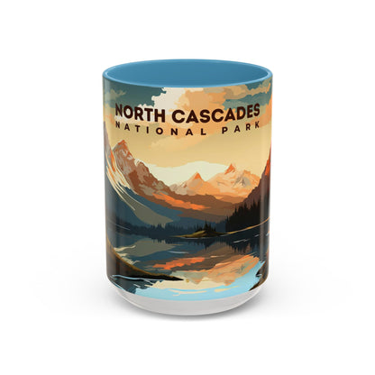 North Cascades National Park Mug | Accent Coffee Mug (11, 15oz)