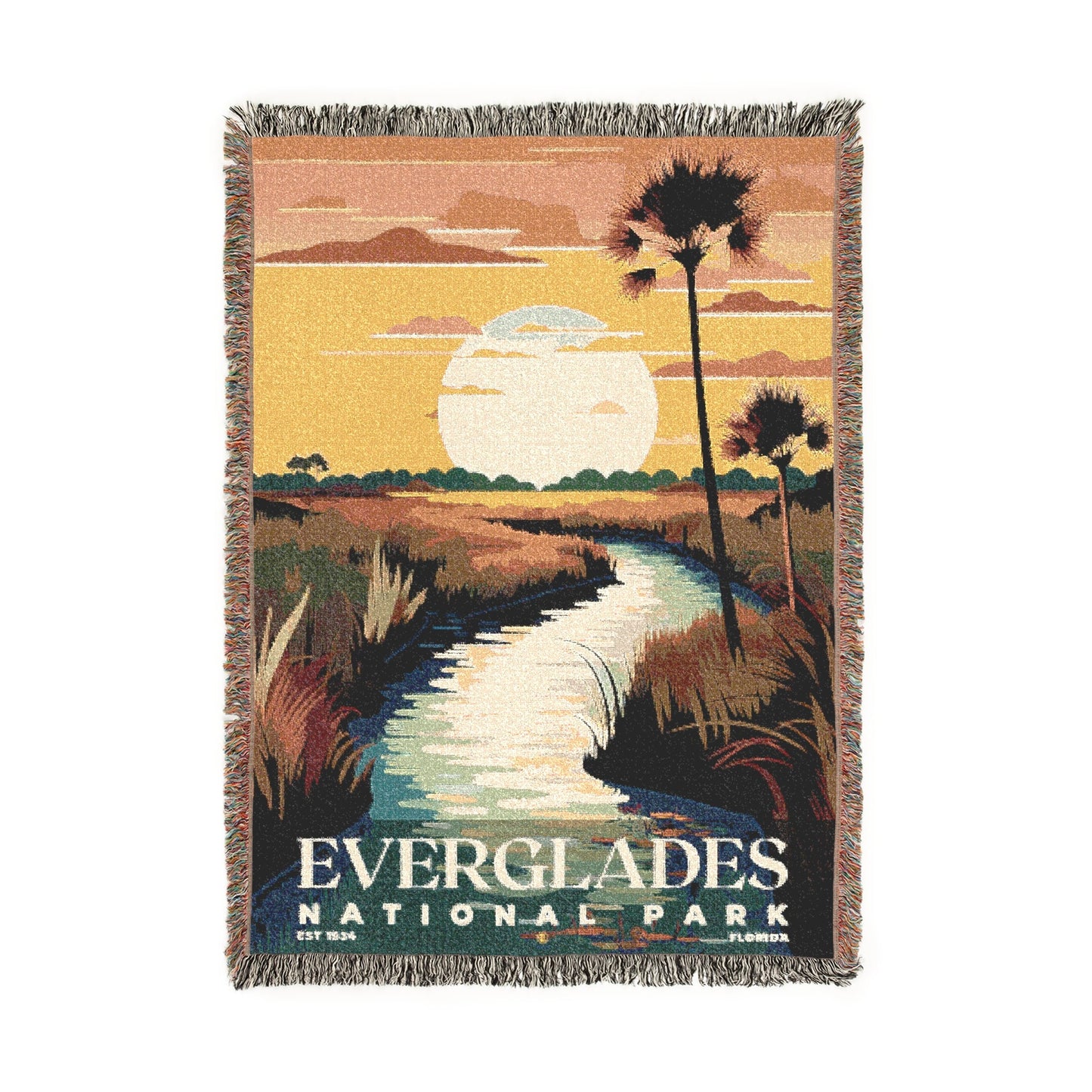 Everglades National Park Woven Blanket | S05