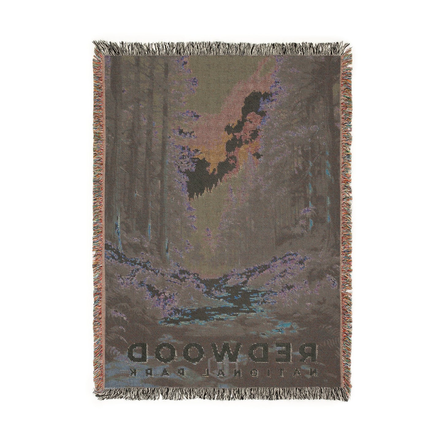 Redwood National Park Woven Blanket | S13