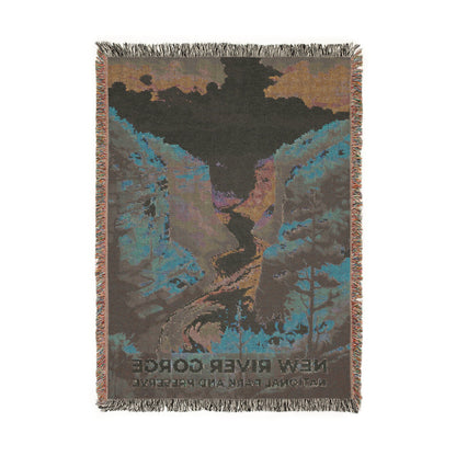 New River Gorge National Park Woven Blanket | S06