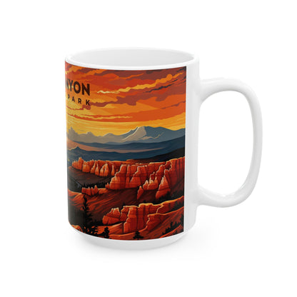 Bryce Canyon National Park Mug | White Ceramic Mug (11oz, 15oz)