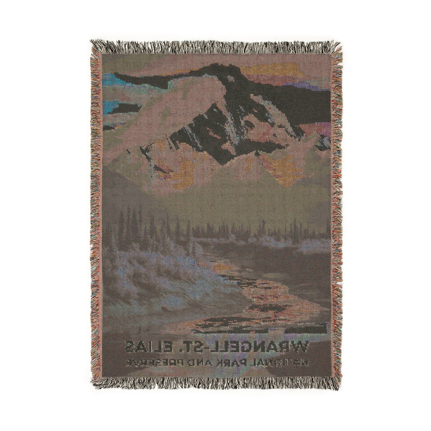 Wrangell-St. Elias National Park Woven Blanket | S10